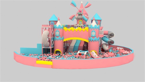 Macaron castle theme Indooor playground 