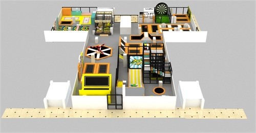 Trampoline park big play center for kids and adults 